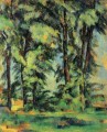 Große Bäume bei Jas de Bouffan Paul Cezanne